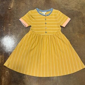 Matilda Jane Girl 💛 Amaya Striped Waffle Dress 🌼 Size 10